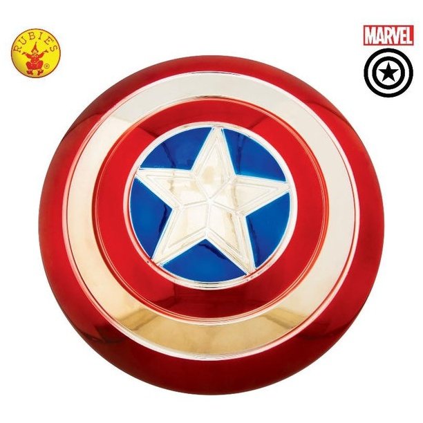 Captain America Electroplated Metallic 12" Shield.