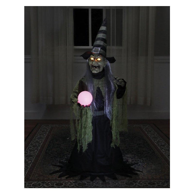 36" Fortune Teller Witch Animated Prop - Jokers Costume Mega Store