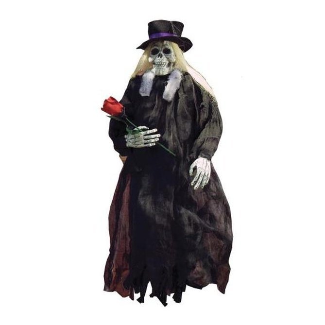 36" Gray Skull Hanging Figure - Jokers Costume Mega Store