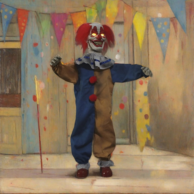 36" Little Top Clown Animated Prop - Jokers Costume Mega Store