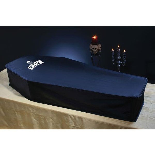 5 Foot Collapsible Coffin Black - Jokers Costume Mega Store