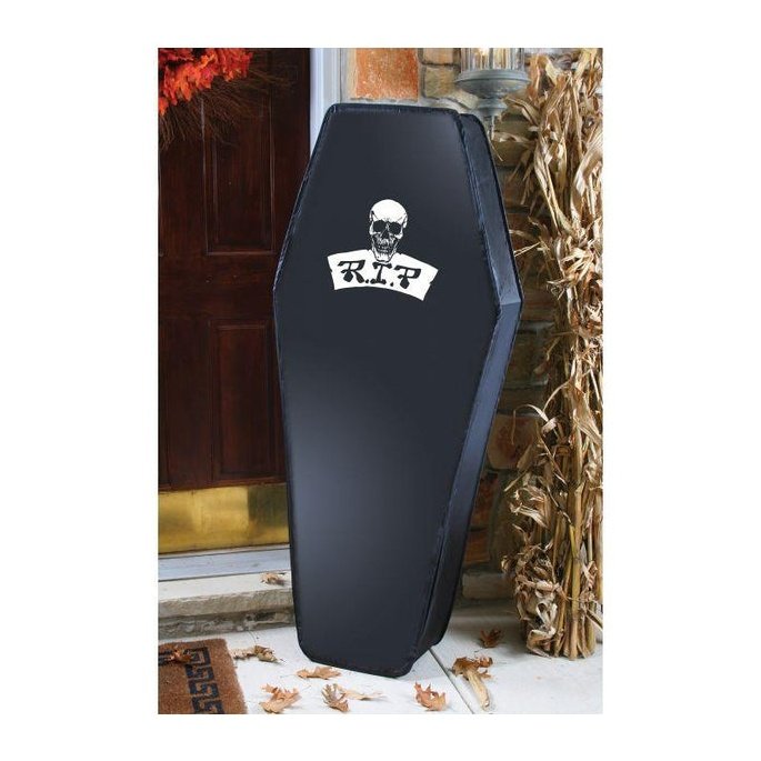5 Foot Collapsible Coffin Black - Jokers Costume Mega Store