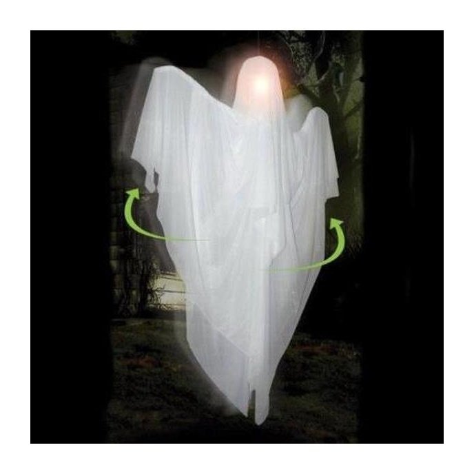 5' Hanging Spinning Ghost - Jokers Costume Mega Store