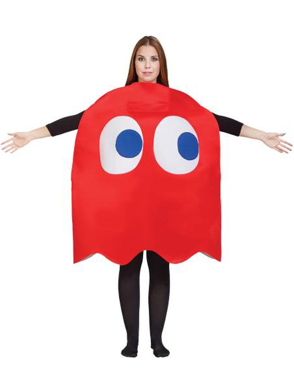 PAC MAN BLINKY GHOST ADULT-Costumes - Womens-Jokers Costume Mega Store