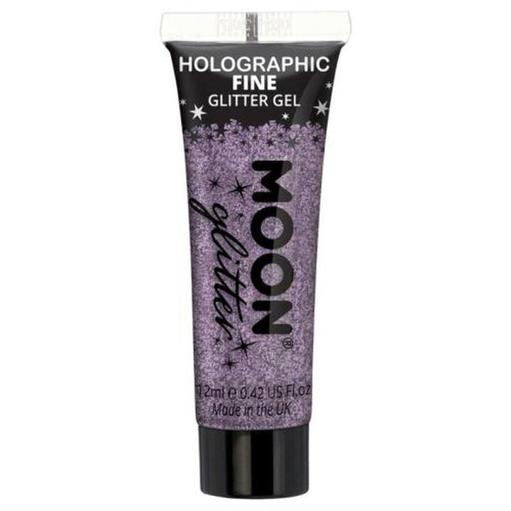 Moon Glitter Holographic Fine Glitter Gel, Gold, Single-Make up and Special FX-Jokers Costume Mega Store