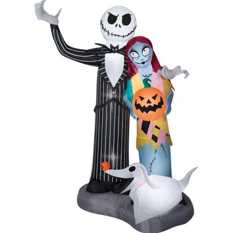 6' Airblown Nightmare Before Christmas Scene Large - Jokers Costume Mega Store