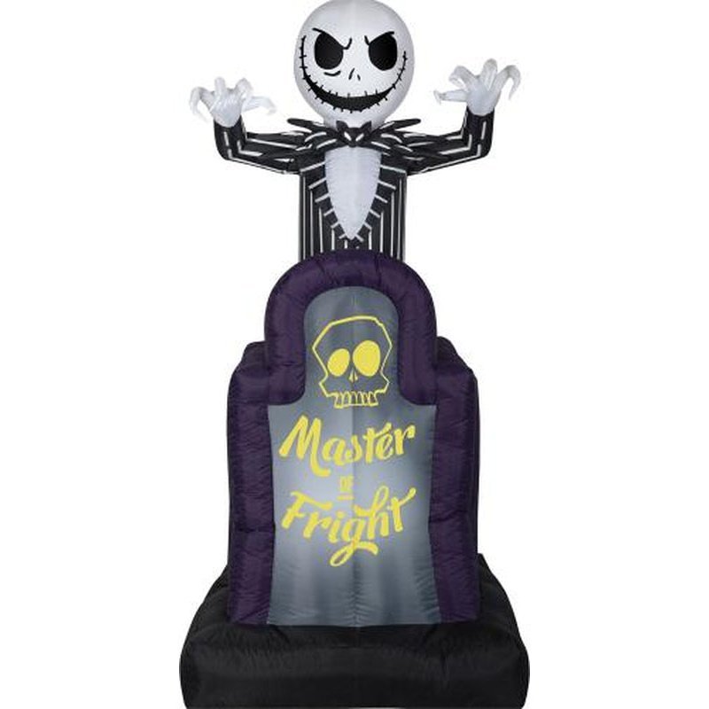 6' Airblown Pop Up Jack Skellington - Jokers Costume Mega Store