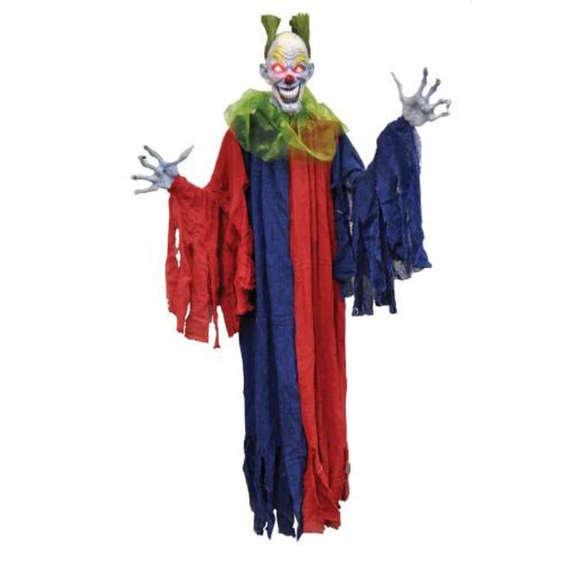 60" Hanging Evil Clown - Jokers Costume Mega Store