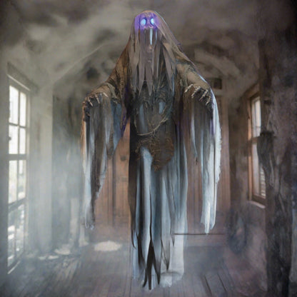 60" Hanging Ghost Animated Prop - Jokers Costume Mega Store