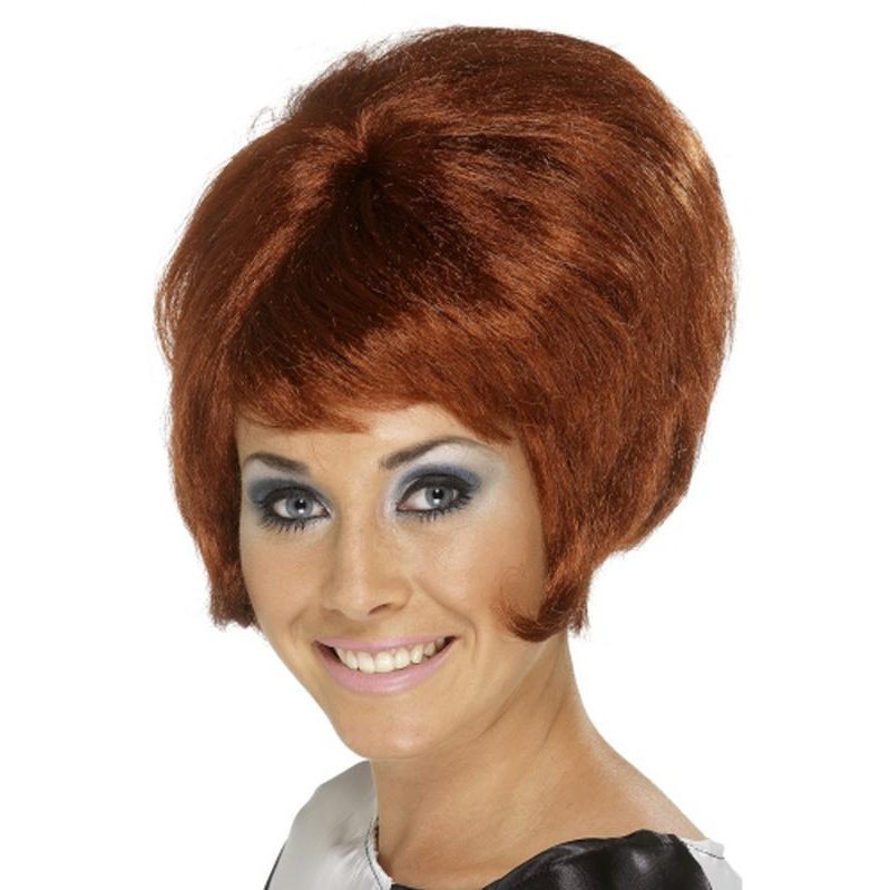 60s Beehive Wig - Auburn - Jokers Costume Mega Store