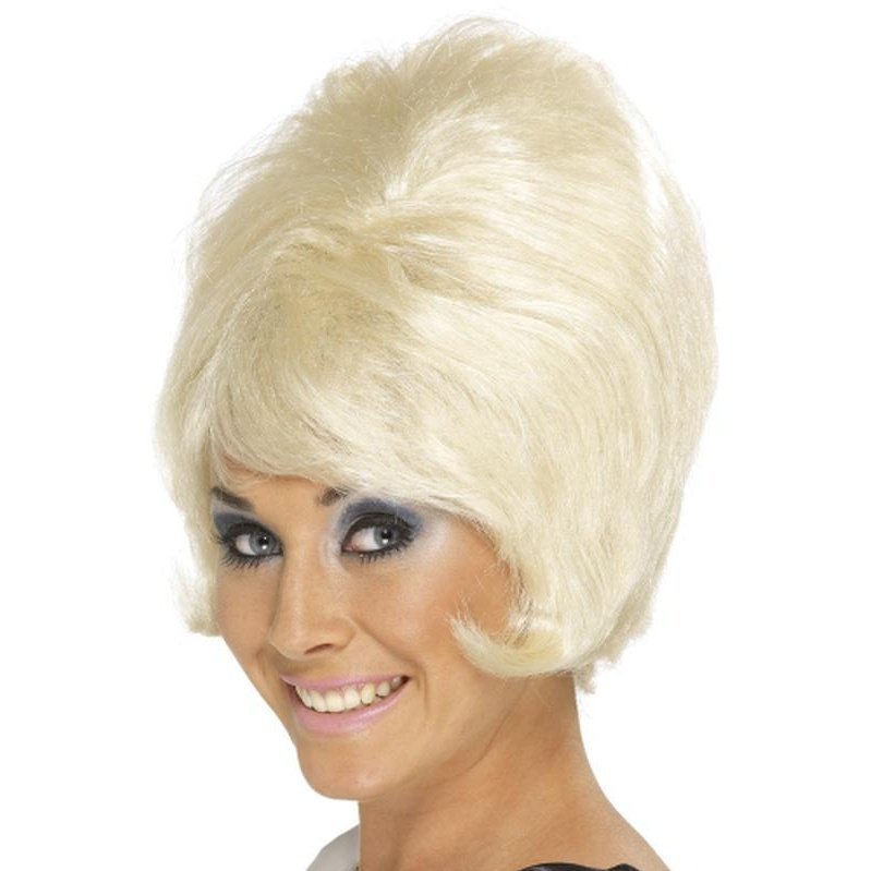 60s Beehive Wig - Blonde - Jokers Costume Mega Store