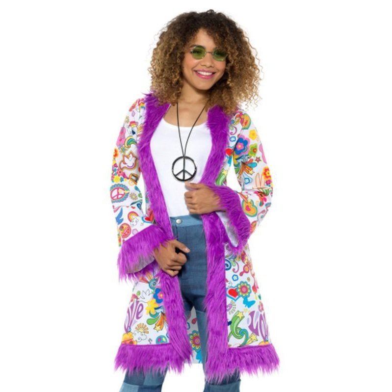 60s Groovy Hippie Coat - Jokers Costume Mega Store