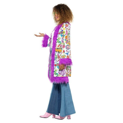 60s Groovy Hippie Coat - Jokers Costume Mega Store