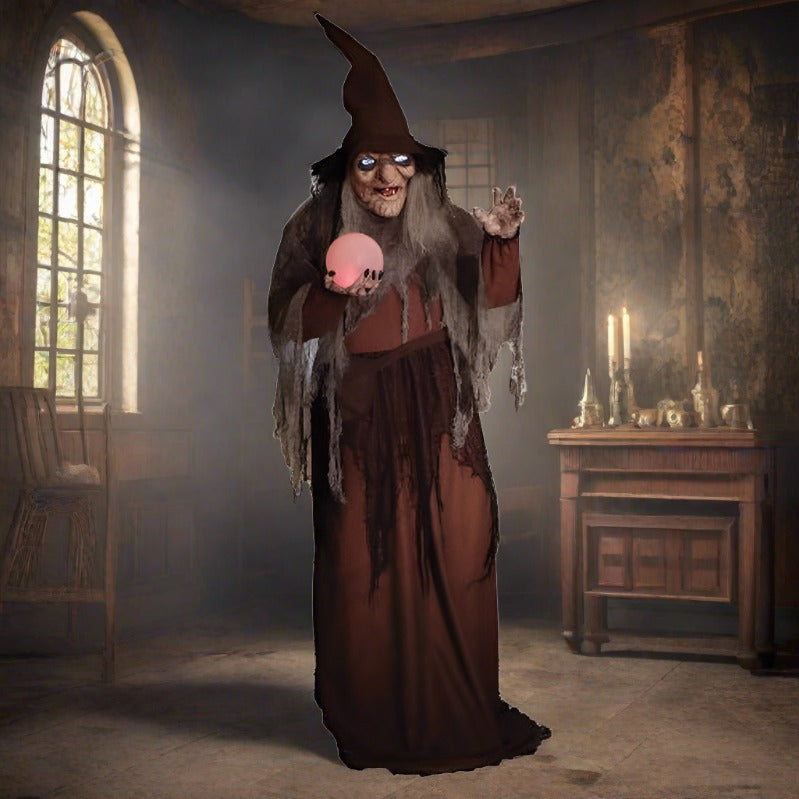 68" Digit Eye Soothsayer Witch Animated Prop - Jokers Costume Mega Store