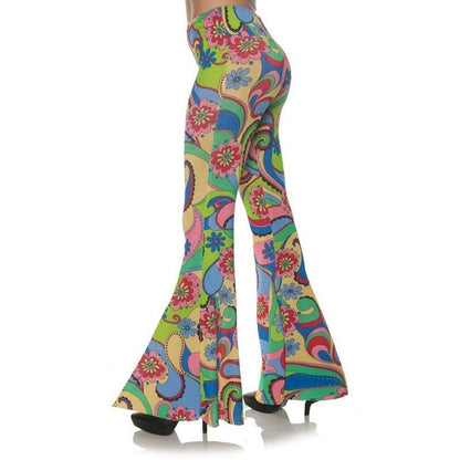 70's Flower Bell Bottoms - Jokers Costume Mega Store