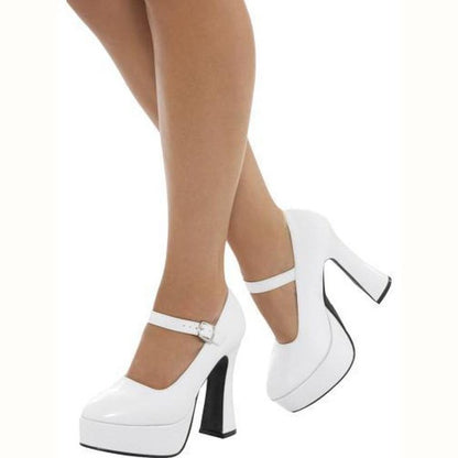 70s Ladies Platform Shoes 5 Inch Heel - Jokers Costume Mega Store
