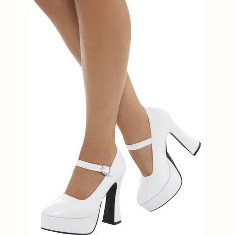 70s Ladies Platform Shoes 5 Inch Heel - Jokers Costume Mega Store