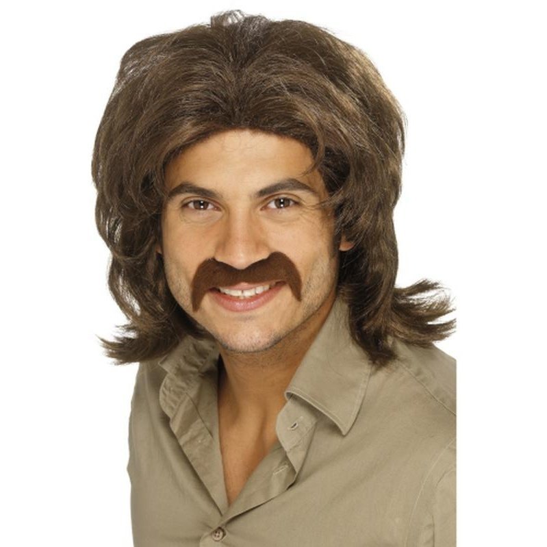 70s Retro Wig - Brown - Jokers Costume Mega Store