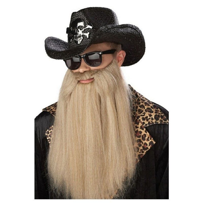 80's Blues Rocker Beard With Moustache - Jokers Costume Mega Store