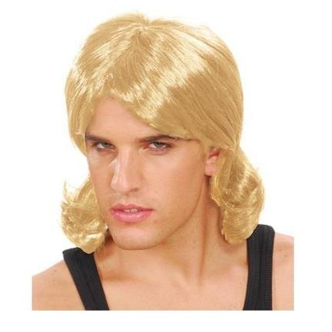 80s Bogan Mullet Wig Blonde - Jokers Costume Mega Store