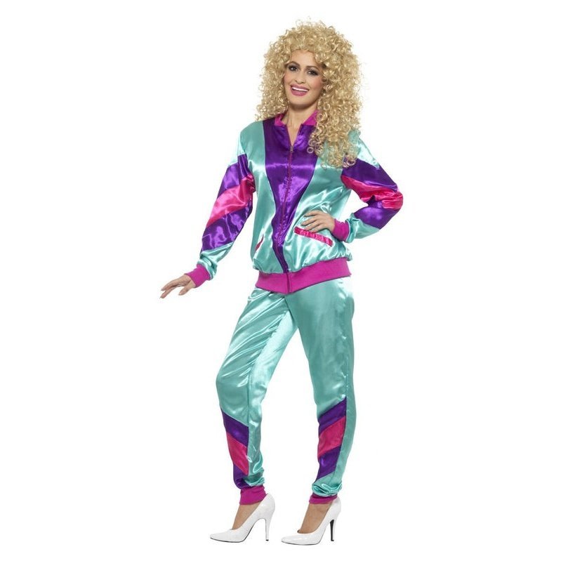 80s Height of Fashion Shell Suit Costume, Female - Jokers Costume Mega Store