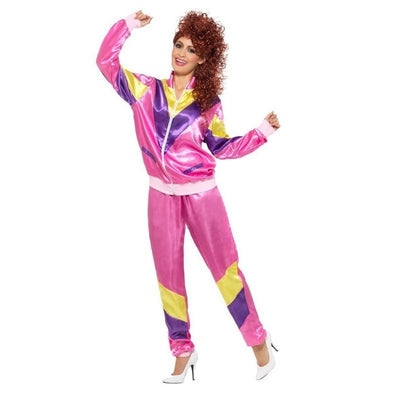 80s Height Of Fashion Shell Suit Costume, Ladies - Jokers Costume Mega Store