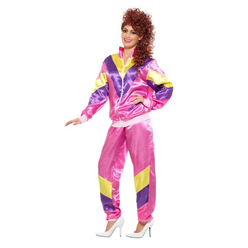 80s Height Of Fashion Shell Suit Costume, Ladies - Jokers Costume Mega Store