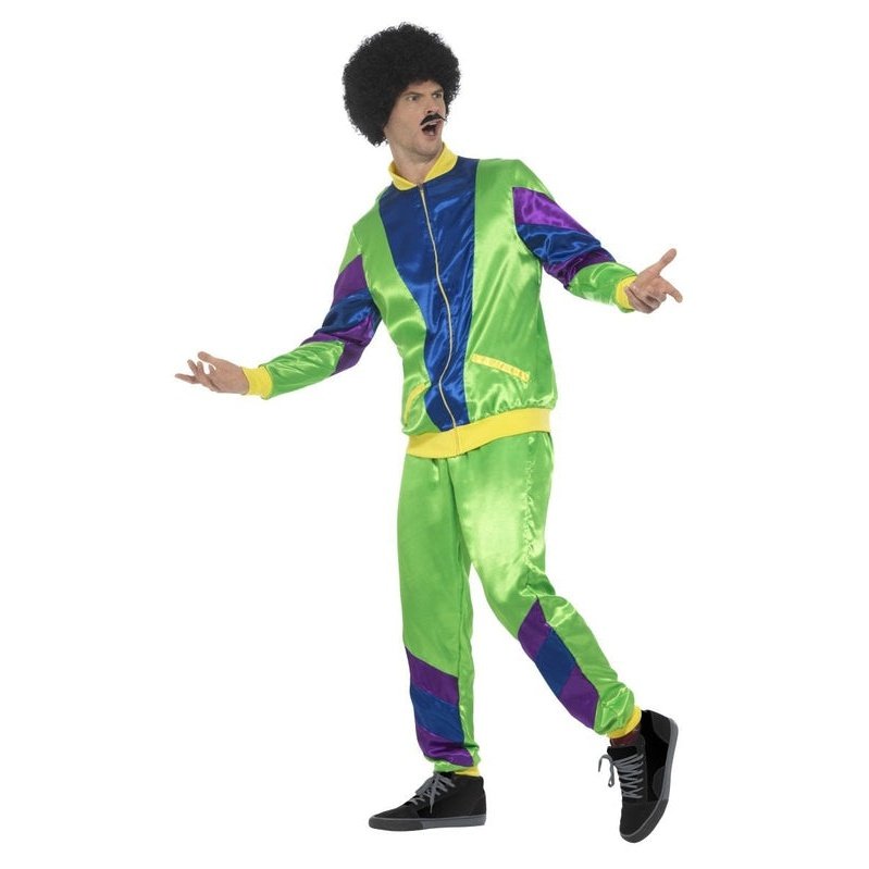 80s Height of Fashion Shell Suit Costume, Male - Jokers Costume Mega Store