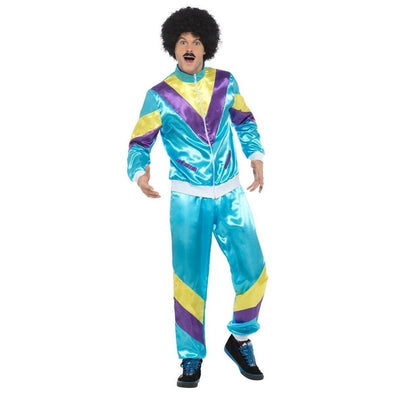 80s Height Of Fashion Shell Suit Costume, Mens - Jokers Costume Mega Store