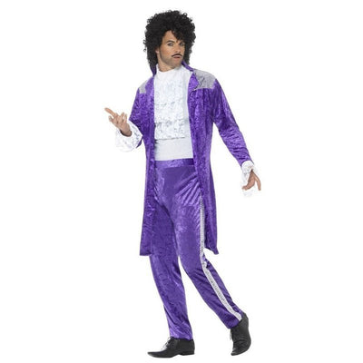 80s Purple Musician Costume - Jokers Costume Mega Store