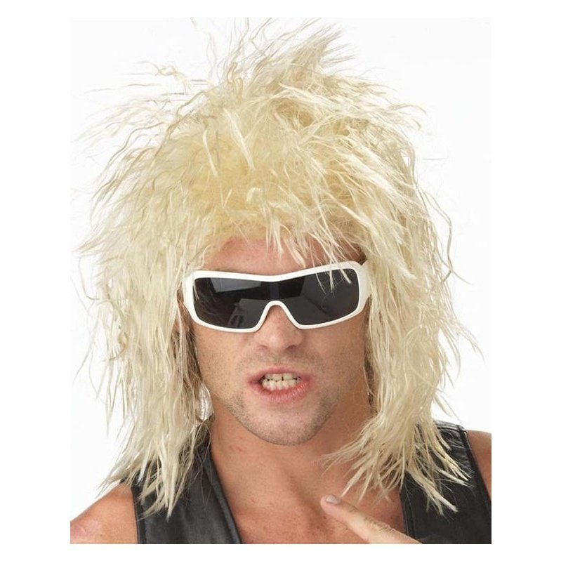 80's Rockin' Dude Blonde Wig - Jokers Costume Mega Store