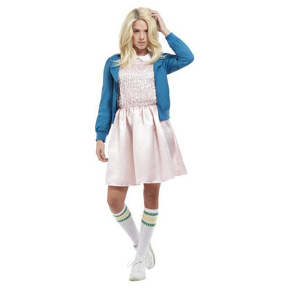 80's Strange Girl Costume, Pink - Jokers Costume Mega Store