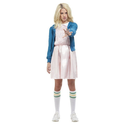 80's Strange Girl Costume, Pink - Jokers Costume Mega Store