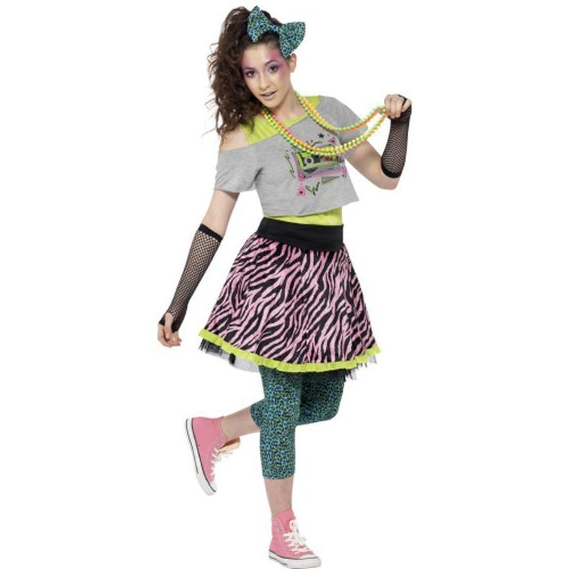 80s Wild Child Costume, Teen - Jokers Costume Mega Store