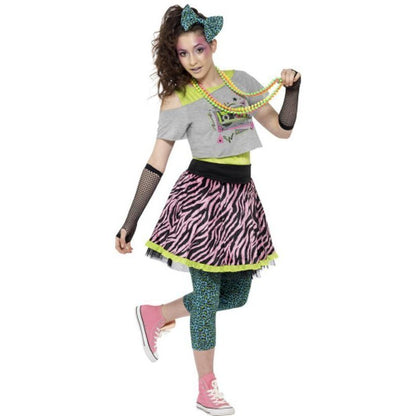 80s Wild Child Costume, Teen - Jokers Costume Mega Store