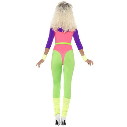 80s Work Out Costume, with Jumpsuit - Jokers Costume Mega Store