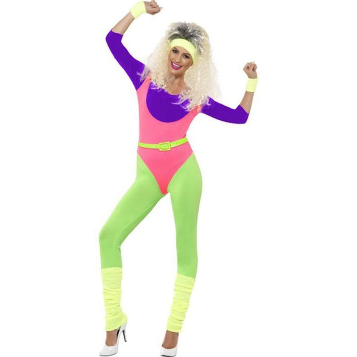 80s Work Out Costume, with Jumpsuit - Jokers Costume Mega Store