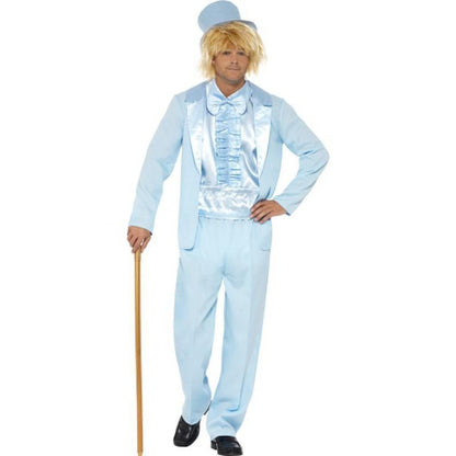 90s Stupid Tuxedo Costume - Blue - Jokers Costume Mega Store