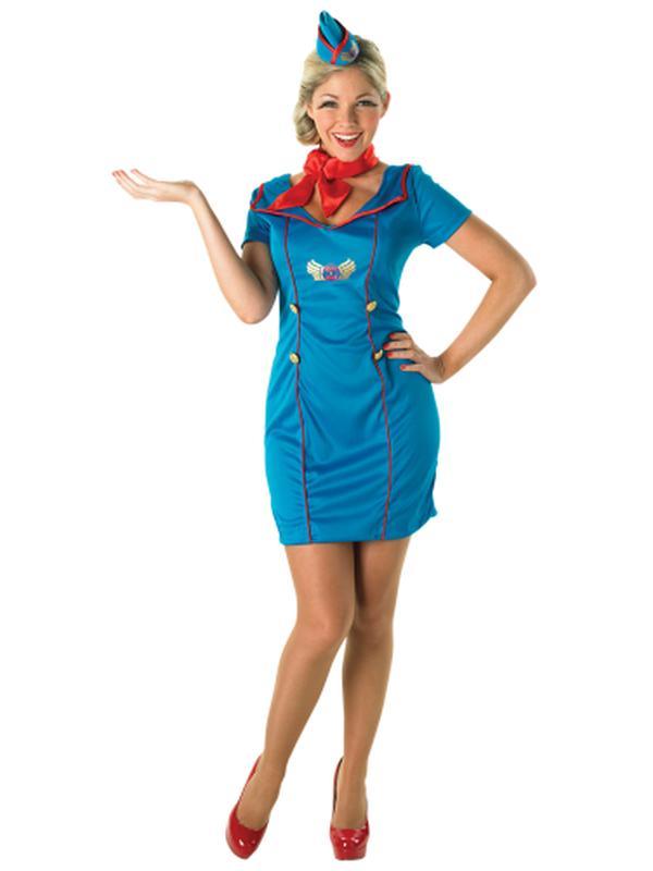 Air Hostess Costume Size L - Jokers Costume Mega Store