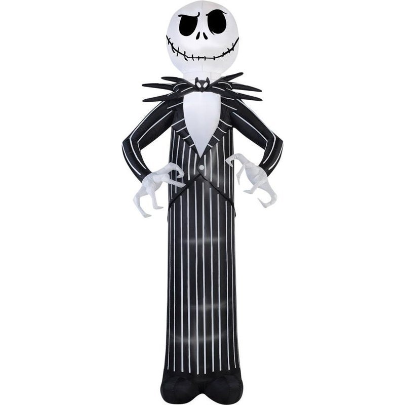 Airblown Jack Skellington Giant Inflatable - Jokers Costume Mega Store