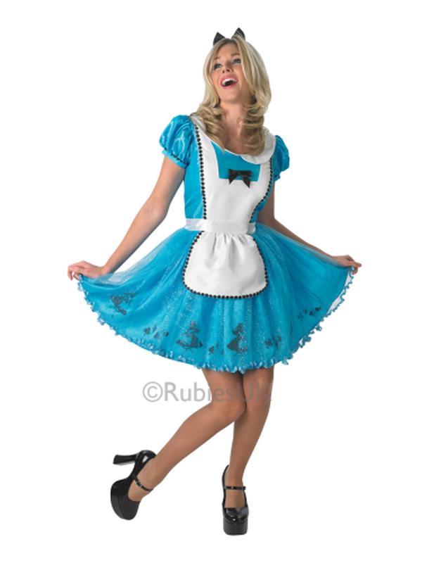 Alice In Wonderland Sassy Costume Size L - Jokers Costume Mega Store