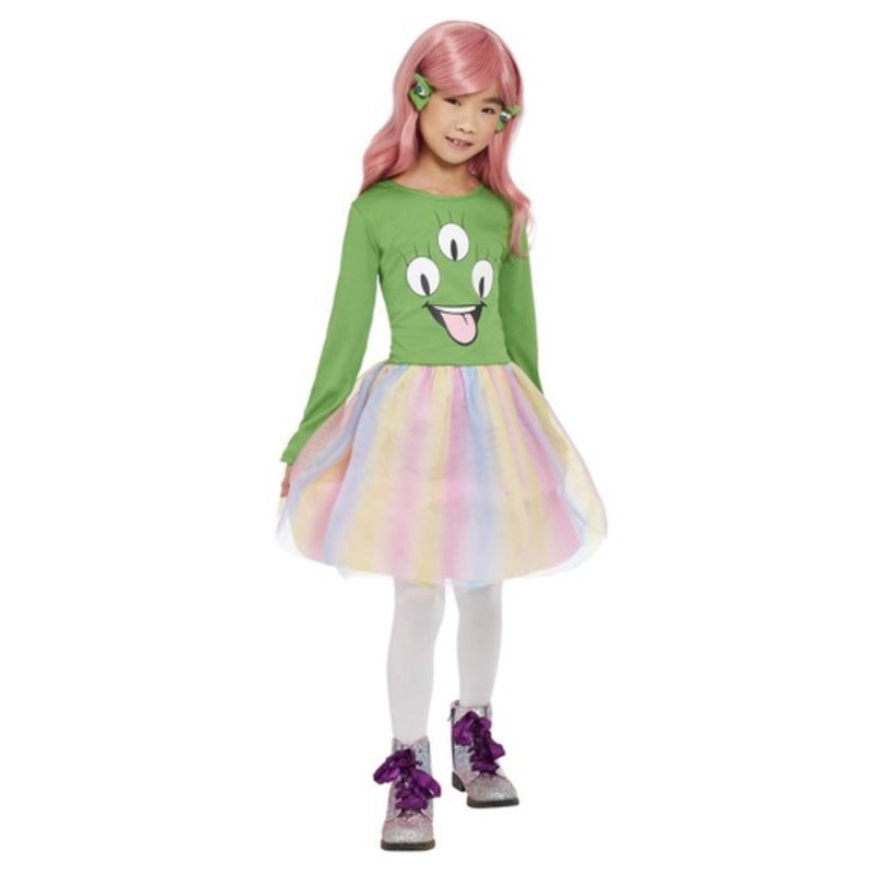 Alien Costume, Green, Dress - Jokers Costume Mega Store