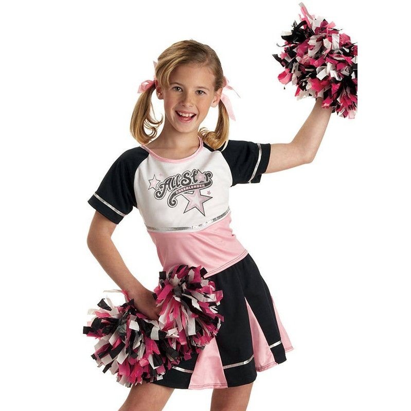 All Star Girl's Cheerleader Uniform Costume - Jokers Costume Mega Store