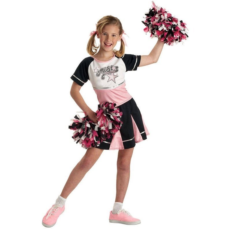 All Star Girl's Cheerleader Uniform Costume - Jokers Costume Mega Store