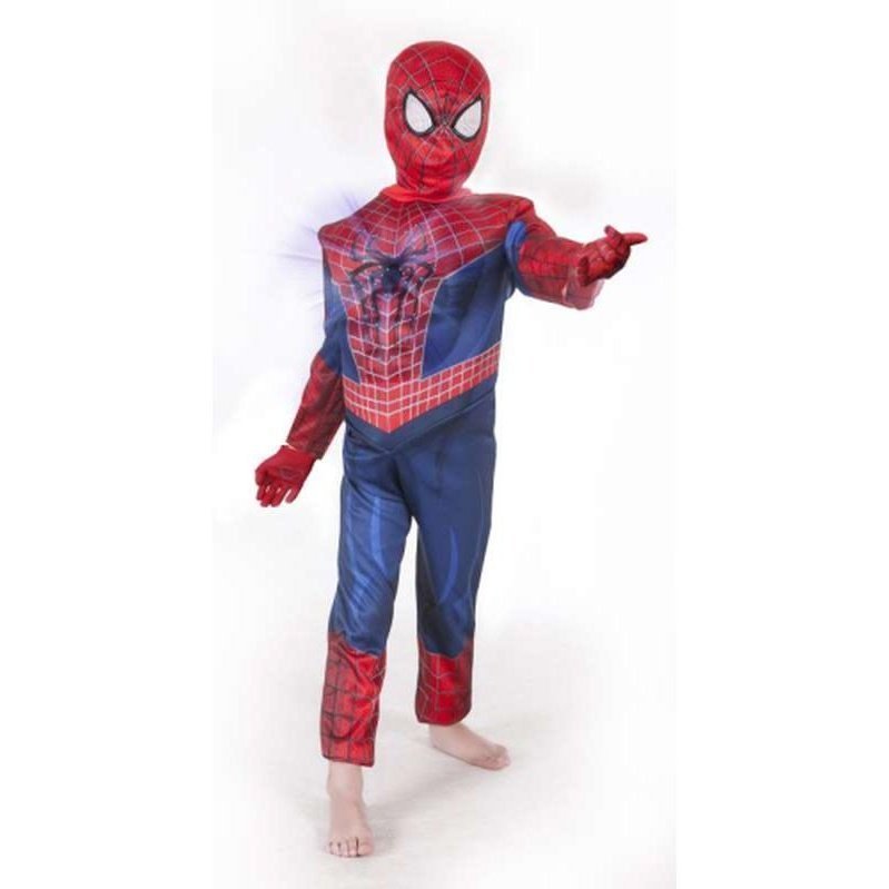 Amazing Spider Man 2 Deluxe Light Up Size 6 8 - Jokers Costume Mega Store