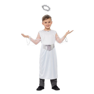 Angel Costume with Dress, Belt & Halo - Jokers Costume Mega Store