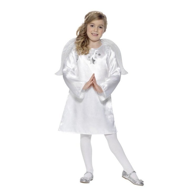 Angel Costume with Tunic & Wings - Jokers Costume Mega Store
