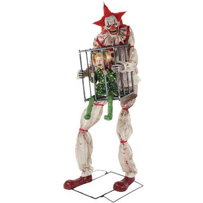 Animated Cagey The Clown With Girl - Jokers Costume Mega Store