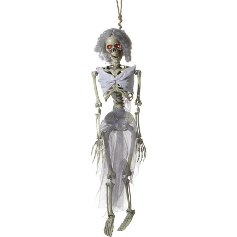 Animated Hanging Bride Skeleton Decoration - Jokers Costume Mega Store