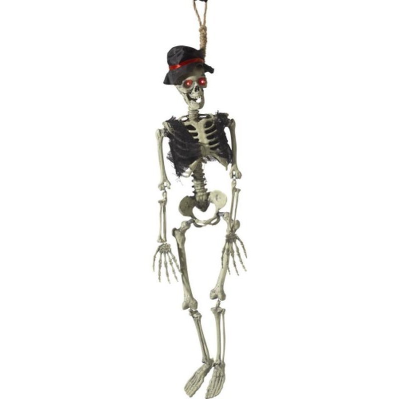 Animated Hanging Groom Skeleton Decoration - Jokers Costume Mega Store